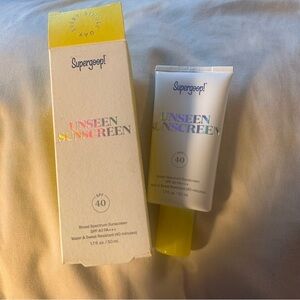 NEW Supergoop Unseen Sunscreen SPF 40 - Full Size, 1.7 fl oz